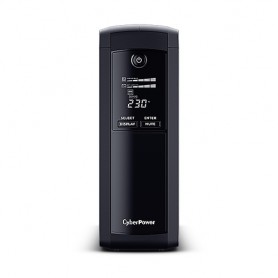 CyberPower VP1600ELCD gruppo di continuità (UPS) A linea interattiva 1,6 kVA 960 W 4 presa(e) AC (VP1600ELCD)