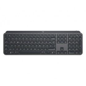 Logitech MX Keys Advanced Wireless Illuminated Keyboard tastiera RF senza fili + Bluetooth QWERTY Inglese Grafite (920-009413)