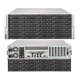 Supermicro SuperServer 6049P-E1CR36H C624 LGA 3647 (Socket P) Armadio (4U) Nero (SSG-6049P-E1CR36H)