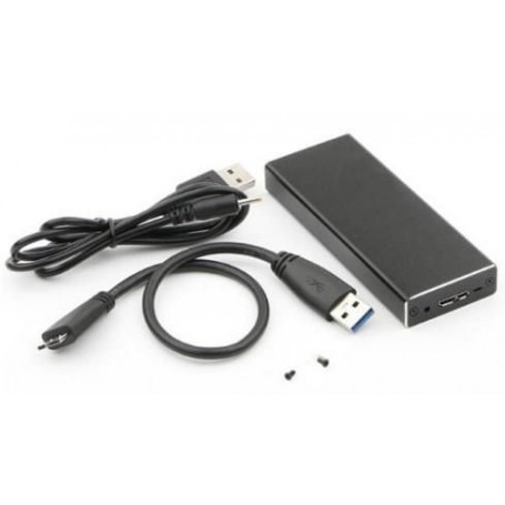 CoreParts MSUB2340 contenitore di unità di archiviazione Box esterno SSD Nero (MSUB2340)