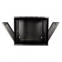 LogiLink W15A54B rack 15U Da parete Nero (W15A54B)