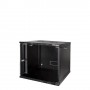 LogiLink W09A54B rack 9U Da parete Nero (W09A54B)