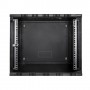 LogiLink W09A54B rack 9U Da parete Nero (W09A54B)