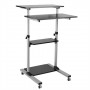 ROLINE 17.02.1547 base e supporto per PC/workstation All-in-One 60 kg Alluminio, Nero (17.02.1547)