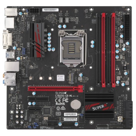 Supermicro C7B250-CB-ML Intel® B250 LGA 1151 (Presa H4) micro ATX (C7B250-CB-ML-O)
