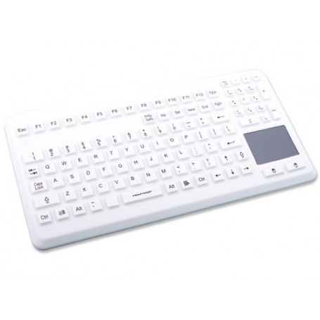GETT TKG-104-TOUCH-IP68-GREY-USB-DE tastiera QWERTZ Tedesco Grigio (KG17201)