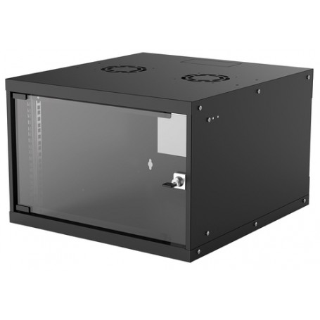 Intellinet 714785 rack 6U Da parete Nero (714785)