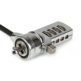 Hamlet Notebook Lock cavo di sicurezza per pc e notebook con lucchetto e combinazione di 120m in acciaio (XNBLOCK12N)