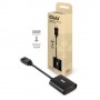 CLUB3D CAC-1085 adattatore per inversione del genere dei cavi Displayport 1.4 HDMI™2.1 Nero (CAC-1085)