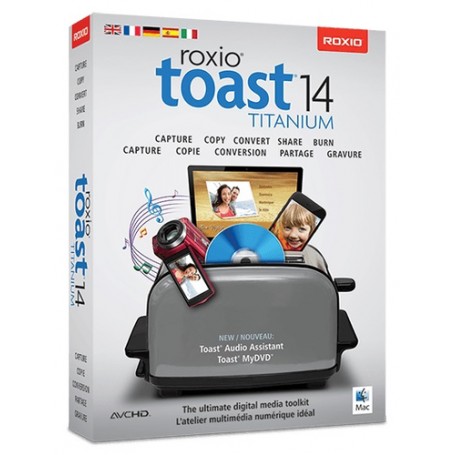 Corel Toast 14 Titanium, ML, 5-50U, Mac Multilingua (LCT14TML1)
