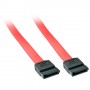 Lindy 33324 cavo SATA 0,5 m Nero, Rosso (33324-LND)