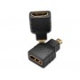 Nilox MGAK330510000S adattatore per inversione del genere dei cavi Micro HDMI HDMI Nero (MGAK330510000S)