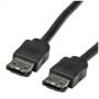 Nilox 0.5m eSATA cavo SATA 0,5 m Nero (NX090305116)