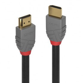 Lindy 36961 cavo HDMI 0,5 m HDMI tipo A (Standard) Nero, Grigio (36961)