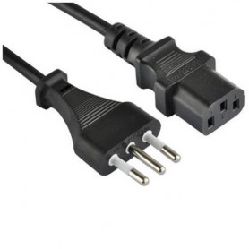 Nilox NX090401102 cavo di alimentazione Nero CEI 23-16 Accoppiatore C13 (NX090401102)