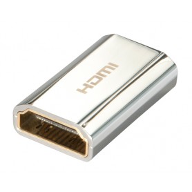 Lindy 41509 adattatore per inversione del genere dei cavi HDMI Type A (Standard) HDMI tipo A (Standard) Metallico (41509)