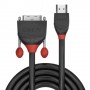 Lindy 36273 cavo e adattatore video 3 m HDMI tipo A (Standard) DVI-D Nero (36273)
