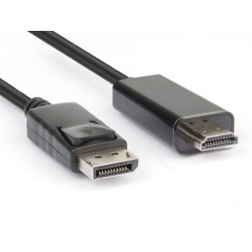 Hamlet XVCDP-HDM18 cavo e adattatore video 1,8 m DisplayPort HDMI tipo A (Standard) Nero (XVCDP-HDM18)