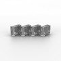 Lindy 40464 clip sicura Bloccaporte USB tipo A Bianco Acrilonitrile butadiene stirene (ABS) 10 pz (40464-LND)