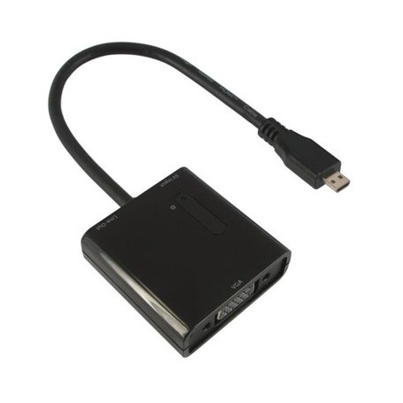Nilox NX080200129 cavo e adattatore video 0,15 m Micro-HDMI VGA (D-Sub) Nero (NX080200129)