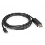 Hamlet XVAUC-DP4K20 cavo e adattatore video 2 m USB tipo-C DisplayPort Nero (XVAUC-DP4K20)