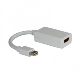 Nilox MiniDP - HDMI M/F 0,1 m Mini DisplayPort HDMI tipo A (Standard) Bianco (NX080200120)