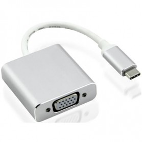 Nilox USB Type-C - VGA M/F adattatore grafico USB Argento (NX080200122)