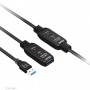 CLUB3D CAC-1406 cavo USB 15 m USB 3.2 Gen 1 (3.1 Gen 1) USB A Nero (CAC-1406)