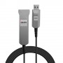 Lindy 42701 cavo USB 50 m USB 3.2 Gen 1 (3.1 Gen 1) USB A Nero, Argento (42701)