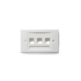 PLACCA 503 PER 3 KEYSTONE BIANCA (440102)