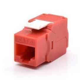 PRESA RJ45U CAT.6  ROSSO (WPC-KEY-6UP-TL/R)