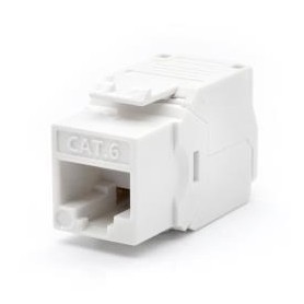 PRESA RJ45U CAT.6  BIANCO (WPC-KEY-6UP-TL/W)