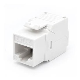 PRESA RJ45U CAT.6A  BIANCO (WPC-KEY-6AUP-TL/W)