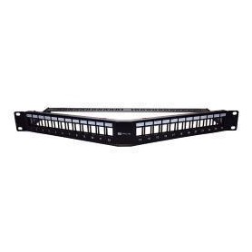 PANN.1U ANGOL.PER 24 RJ45U NERO (WPC-PAN-BUA24)