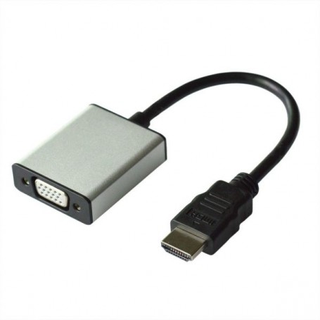 ADATTATORE HDMI-VGA M/F + AUDIO CON CAVO VALUE (12.99.3119)