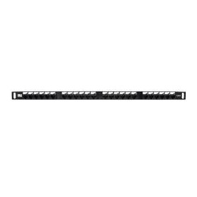 PANN.0.5U CON 24 RJ45U CAT.6 NERO (WPC-PAN-6U-24HD)