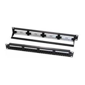 PANN.1U CON 24 RJ45U CAT.6A NERO (WPC-PAN-6AU-24)