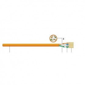 CAVO U/UTP CAT.6 CCA ARANCIO 305M (24014101CP)