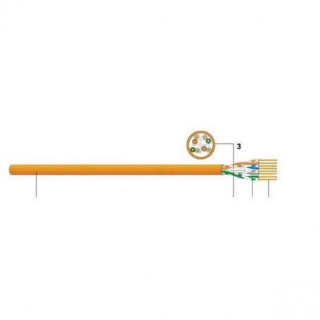 CAVO U/UTP CAT.6 CCA ARANCIO 305M (24014101CP)