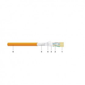 CAVO U/FTP CAT.6A CCA ARANCIO 1000M (19145300CK)