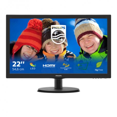 Philips V Line Monitor LCD con SmartControl Lite 223V5LHSB2/00 (223V5LHSB2)