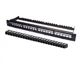 PANN.1U CON 24 RJ45U CAT.6 NERO (WPC-PAN-6UP-24)