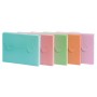 Favorit 400119529 cartella Polipropilene (PP) Crema, Verde, Rosa, Porpora, Turchese A4 (400119529)