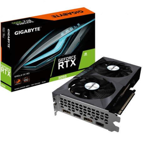 Gigabyte GeForce RTX 3050 EAGLE OC 8G NVIDIA 8 GB GDDR6 (GV-N3050EAGLE OC-8GD)