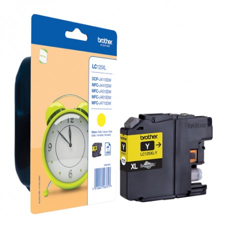 Brother LC-125XLY cartuccia d'inchiostro 1 pz Originale Resa extra elevata (super) Giallo (LC-125XLY)