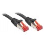 Lindy Cat6 S/FTP 7.5m cavo di rete Nero 7,5 m S/FTP (S-STP) (47782)