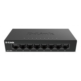 D-Link DGS-108GL Non gestito Gigabit Ethernet (10/100/1000) Nero (DGS-108GL)