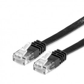 CAVO RETE UTP CAT.6A 0,5MT FLAT NERO NO SCHERMATO VALUE (21.99.0820)