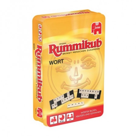 Rummikub WORT Kompakt Adulti e bambini Gioco di carte (03974)