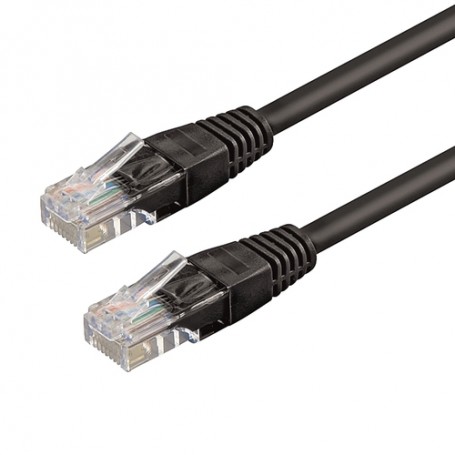 WP WPC-PAT-5U030BL cavo di rete Nero 3 m Cat5e U/UTP (UTP) (WPC-PAT-5U030BL)